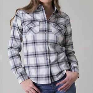 Kimes Ranch Plaid Top - NWOT - size Small